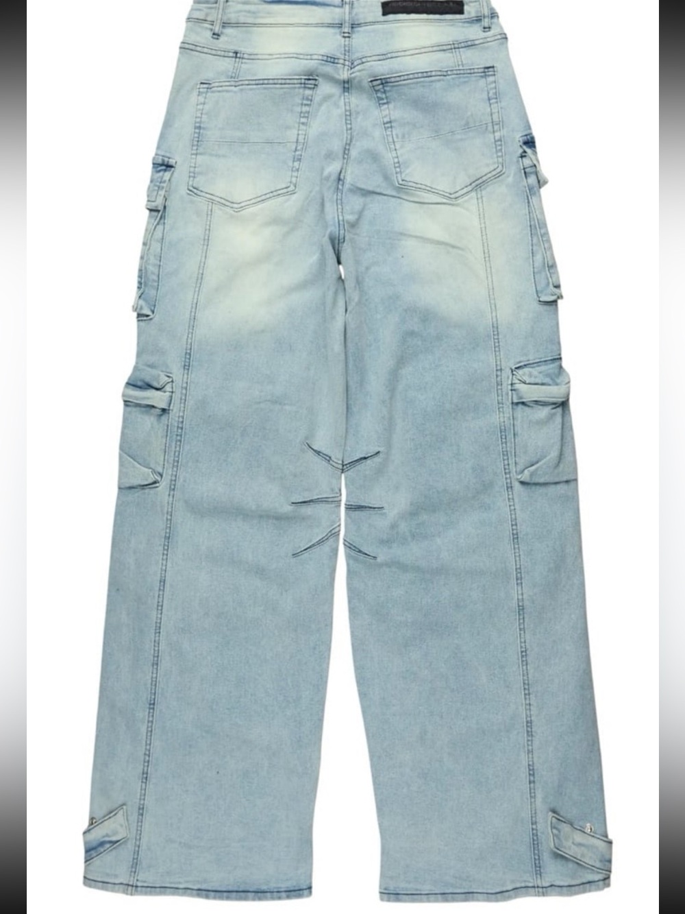 Baggy Denim Cargo Jean - Picture 3 of 11